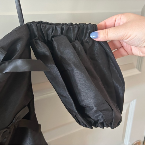 NWT Anthropologie Hutch Off-The-Shoulder Bow Mini Dress - Picture 9 of 10